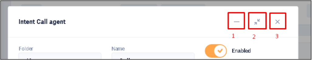 Actions with the Intent card